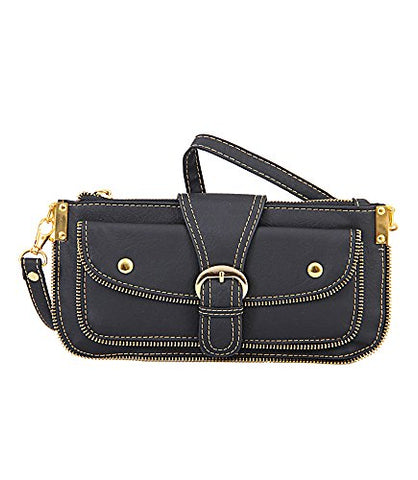 Mellow World Hipster Hb2806 Cross Body Bag, Black, One Size