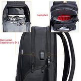 KALIDI Travel Gaming Laptop Backpack 18.4 Inch with USB Charge Port, Waterproof Computer Bag