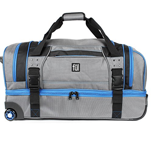 Ful Streamline 30in Soft Rolling Duffel Bag, Retractable Pull Handle ...