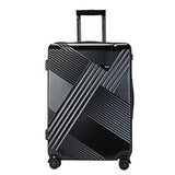 TPRC 3 Piece "Percy Collection" Premium 8-Wheel Luggage Set with TSA Lock System Includes 28" Suitcase, 24" Upright, and 20" Carry-On, Black Color Option