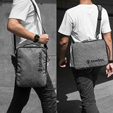 tomtoc 13 Inch Laptop Shoulder Bag for 13-inch MacBook Air M1, MacBook Pro M1, 12.9 iPad Pro, 12.3 Surface Pro, 13.5 Surface Book Laptop, Sturdy Spill-resistant Protective Cross-body Commuter Case