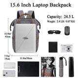 Laptop Backpack for Women,VONXURY Water Resistant 15.6 Inch Computer Purse Anti-theft Travel Bag Work Bag for Business Teacher Nurse With USB Port