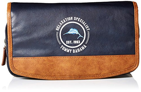 Tommy Bahama Men's Folding Travel Kit-navy, One Size