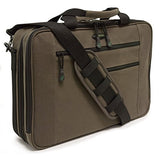 Mobile Edge Eco-Friendly Canvas 17" Macbook Briefcase, Laptop Case In Olive