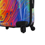 Mia Toro Italy-Vortice Hardside 24" Spinner Luggage, Multicolored