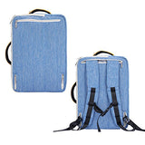 Vangoddy Unisex 17 Inch Nylon Hybrid Laptop Shoulder Bag Backpack Briefcase For Hp Envy / Omen /