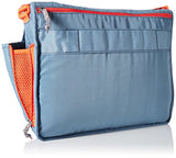 Vera Bradley Women's Lighten Up Laptop Messenger, Mineral Blue