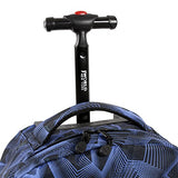 J World New York Sunrise Rolling Backpack, Disco