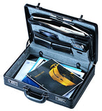 Business Leather Attaché Case Color: Burgundy