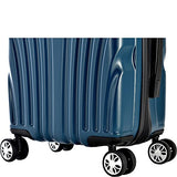 Olympia Usa Vortex Hardside Spinner Luggage Set (Icy Blue)