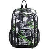 Fuel Double Pocket School Backpack, Urban Grid