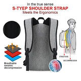 C-Space Business Waterproof Resistant Polyester Laptop Backpack With Usb Charging Port And Lock