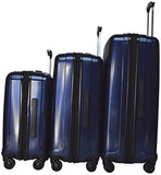 Revo Impact Ii Hardside Luggage 3 Piece Set | 20" 25" 30" Navy - Made In Usa (Navy)