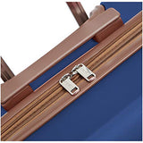 AmazonBasics Vienna Luggage Expandable Suitcase Spinner, 20-Inch Carry-On, Blue