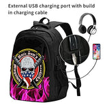 Uncle Sam'S Misguided Children Usb Charging Port,Travel Backpack Laptop Backpack For Women Men, College School Backpack Bookbag Carry On Bag For Office/Teacher/Work