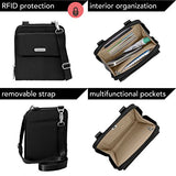 Baggallini Travel Passport Crossbody, Black