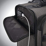 Hartmann Herringbone Deluxe Domestic Carry On Expandable Spinner, Black