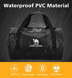 Camel Crown Waterproof Duffle Bag, 43L Lightweight Duffel Bag Traveling Backpack Luggage Bag Dry