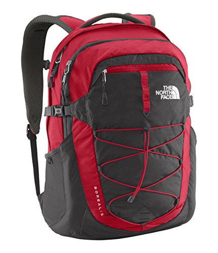 north face grey red borealis backpack Shop The North Face Borealis Backpack