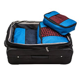 Travelwise Packing Cube System - Durable 3 Piece Weekender Luggage Organizer Set