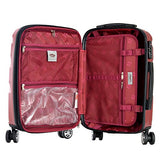 Olympia Vortex 24" Mid-Size Hardcase Spinner, Wine