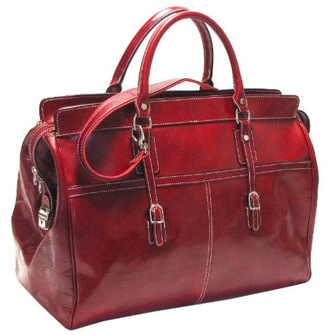 Floto Luggage Italian Casiana Tote, Tuscan Red, Large
