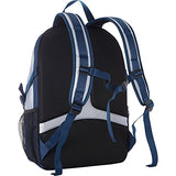 Sailorbags Silver Spinnaker Daypack (Silver With Blue Trim)