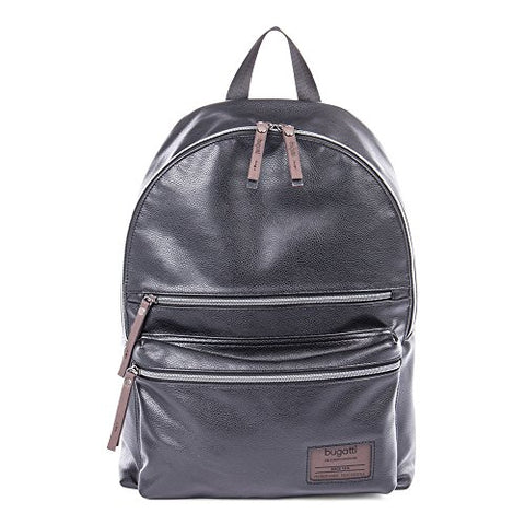 Bugatti Moto-D Backpack, Synthetic Leather, Black