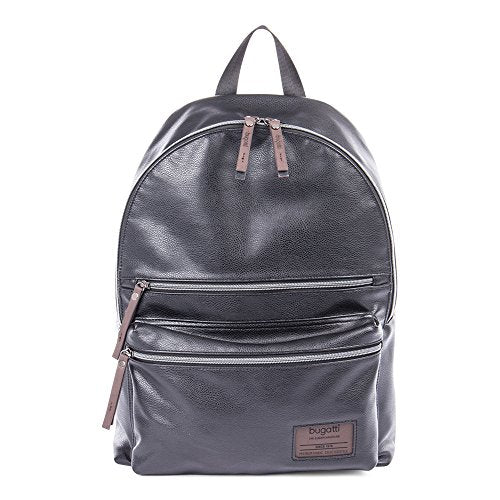 Bugatti Moto-D Backpack, Synthetic Leather, Black