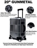 Cloud 9 - All Aluminum Luxury Hard Case Carry-On 20" (FULL ALUMINUM)
