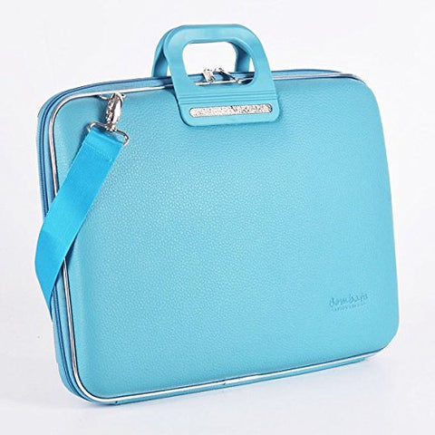Bombata Bag Firenze Briefcase For 17 Inch Laptop - Turquoise