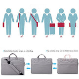 Lacdo 12 Inch Laptop Shoulder Bag Sleeve Case Compatible 13" New MacBook Pro 2018-2016 USB-C | 2018