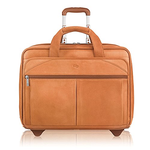 Solo Classic Carrying Case (Roller) For 15.6" Notebook - Tan