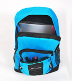 Everest Backpack with Front and Side Pockets, Turquoise