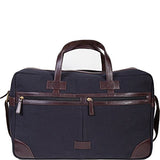 Scully Cambria Berkeley Travel Duffel Bag (Brown Leather & Midnight Navy