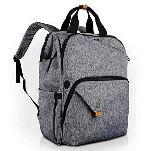 Hap Tim Laptop Backpack, Travel Backpack for Women, Grey Work Backpack (7651-G)