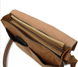 Handmade Genuine Leather Full Flap Messenger Messenger Shoulder Bag Hlt_015