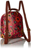 Sakroots Mini Crossbody Backpack, Raspberry in Bloom , One Size