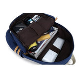 S Kaiko Canvas Backpack Casual Daypacks School Backpack For Women And Men Laptop Backpack Daypack