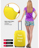 Freewander Luggage Tag Washable Luggage Covers Travel Elastic Suitcase Skin (Medium(22''-26'')