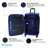 Columbia 31" Expandable Spinner Luggage, Navy