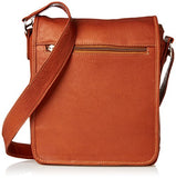 Piel Leather iPad Tablet Shoulder Bag, Saddle, One Size
