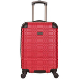 Ben Sherman Nottingham 20" Embossed Pap 4-Wheel Upright Carry-On In Red