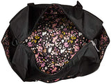 Vera Bradley Lighten Up Large Travel Duffel, Polyester, black