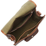 Genuine Leather Light Brown Cross Body Messenger Bag