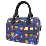 Loungefly Marvel The Avengers Chibi All Over Print Duffle Bag Purse - MVTB0077