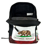 Benteng California Travel Backpack Light-Weight Fashion Hiking Daypack School Bag, Black