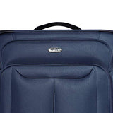 Gabbiano Bellagio Collection 3 Piece Softside Spinner Luggage Set (Navy Blue)
