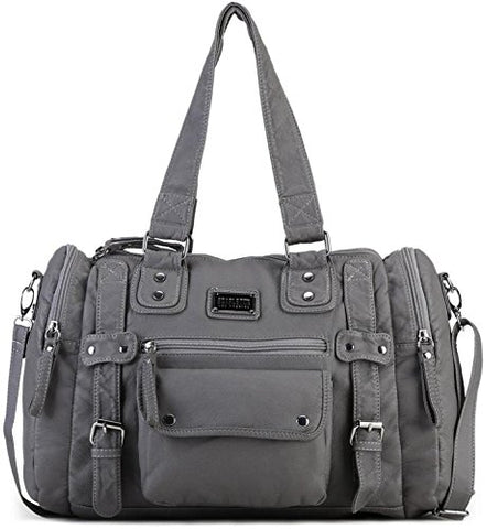 Scarleton Soft Barrel Shoulder Bag H148524 - Ash