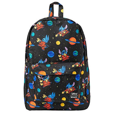 Loungefly x Disney Lilo and Stitch Space Allover-Print Nylon Backpack